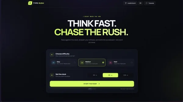 Type Rush – Fast-Paced Typing Speed Game cover artwork